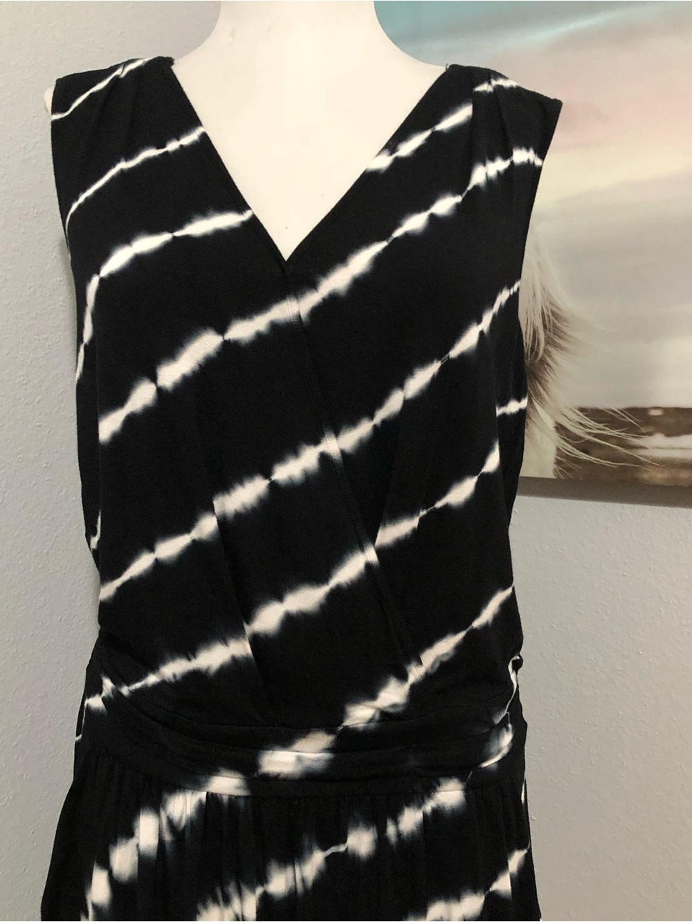 Design History.
Black and White Tie-Dye jumpsuit and Romper